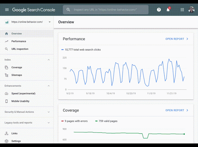 Google Search Console Updates Messaging Interface